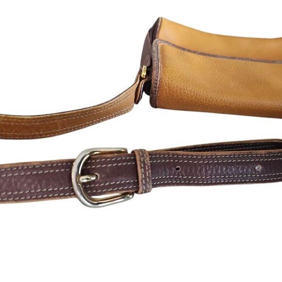 Mogambo Barcelona Genuine Leather Shoulder Bag Made in Spain Crossbody Boho Chic - Picture 9 of 16